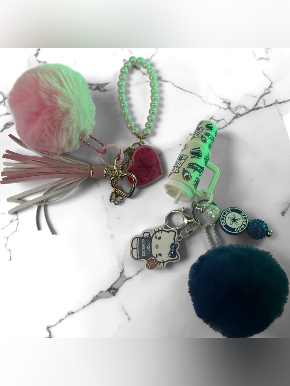 CUSTOMIZED POM POM BAGCHARM (pick your)